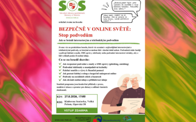 Pozvánka na besedu: Bezpečně v online světě: Stop podvodům