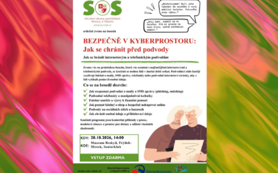 Pozvánka na besedu: BEZPEČNĚ V KYBERPROSTORU: Jak se chránit před podvody